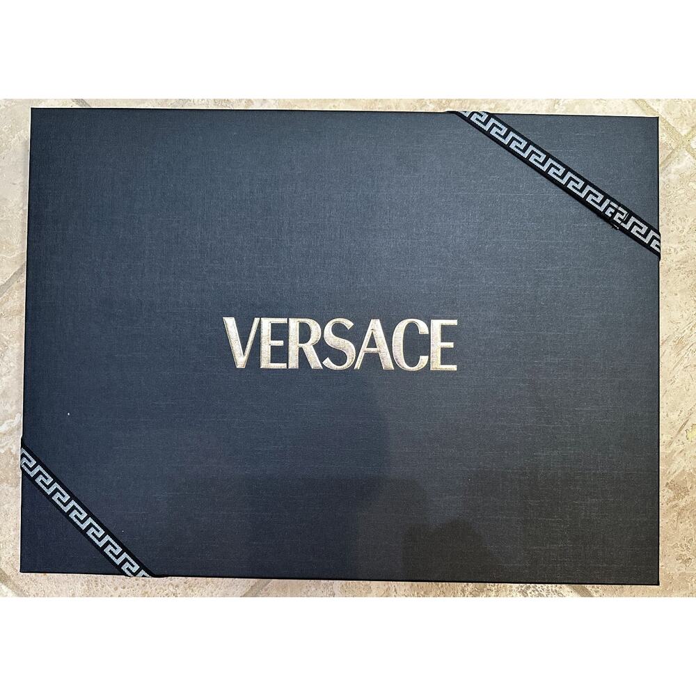 NWT Versace White Gold Medusa Leather Wristlet Clutch Bag 100% Authentic $850 - Picture 11 of 12